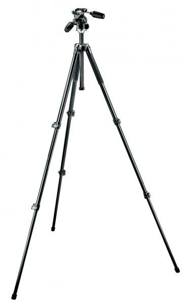 Manfrotto%20MK294A3-D3RC2%20Aluminum%20Kit%20Tripod%203-Sections%20With%203-Way%20Head%20QR