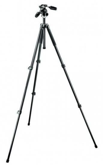 Manfrotto MK294A3-D3RC2 Aluminum Kit Tripod 3-Sections With 3-Way Head QR